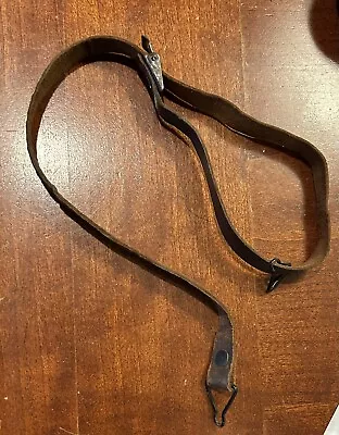 Vtg Original WW2 US M1 Helmet Liner Leather Chinstrap United Carr Brass • $27.66