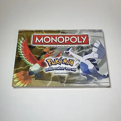 Monopoly Pokémon JOHTO Region Collectors Edition Board Game 100% Complete • $49.95