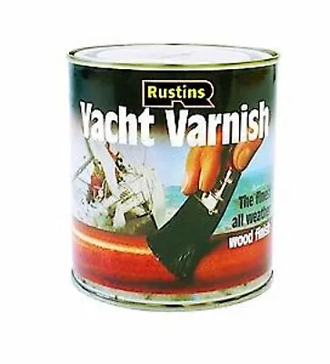 Rustins Yacht Varnish Satin Or Gloss 250ml To 2.5L • £17.95