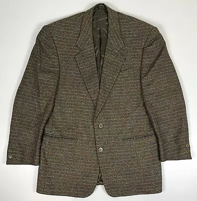 Men's Missoni Uomo Tweed Blazer Jacket Wool Silk Made In Italy Sz IT48R US38R • $45