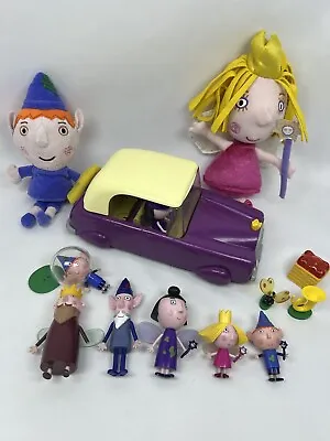 BEN & HOLLYS LITTLE KINGDOM BUNDLE Car NANNY PLUM Figures 2 X Soft Plush Toys • £23.99