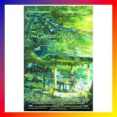 THE GARDEN OF WORDS Official POSTER Makoto Shinkai AX 2013 Anime Expo NEW 17x11  • $31.99