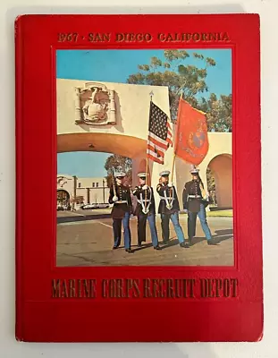 1967 Marine Corps Recruit Depot School Yearbook / San Diego CA / Ga24 • $37.95