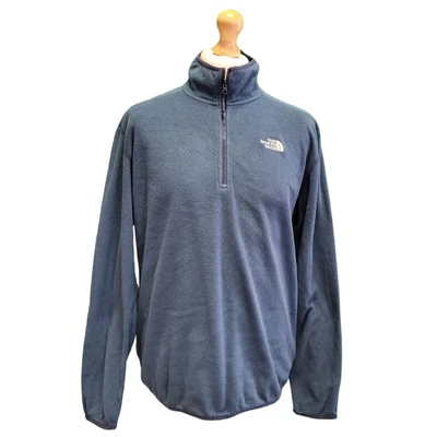 £29.99 • Buy Men's The North Face Turquoise 1/4 Zip Fleece Base Layer Uk L Eu 54 (A386)