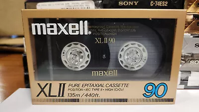 Maxell XL II 90 High Bias Type II Cassette Tape - Made In Japan - New - Sealed • $12.99