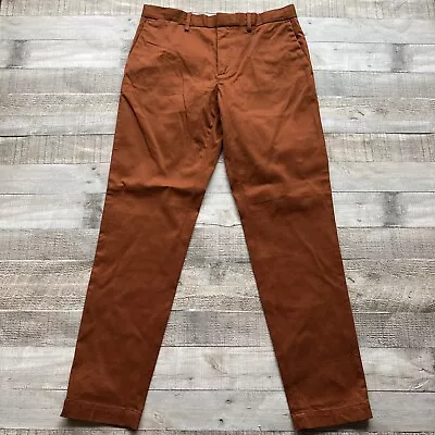 Banana Republic Rapid Movement Pants Mens 32x32 Brown Mason Athletic Tapered Fit • $20.74