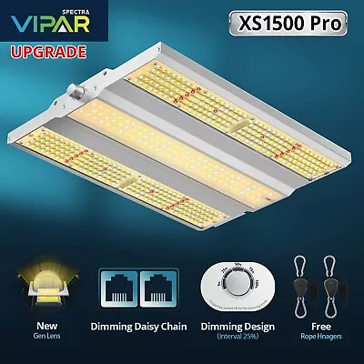 2023 Newest VIPARSPECTRA XS1500 Pro LED Grow Light Full Spectrum Indoor Veg IR • $186.99