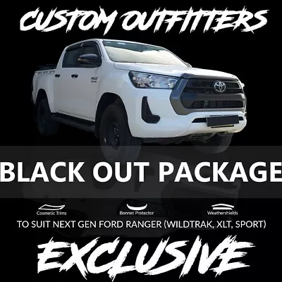 Black Out Package Cosmetic Bundle To Suit Toyota Hilux N80 SR5 2022-2023 UTE 4X4 • $640