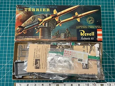 1958 Vintage Revell Terrier Surface To Air Missile Unassembled Box & Directions • $130