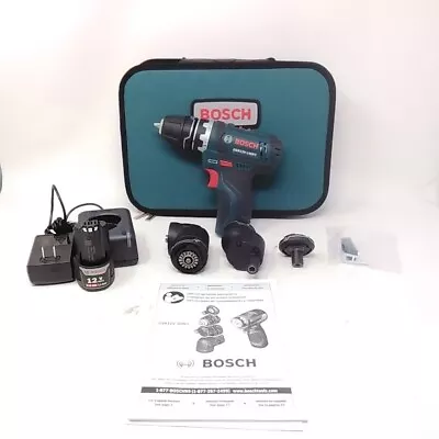 Bosch Chameleon 12V Max 12 1/4  Brushless FlexiClick 5-in-1 Drill Driver Kit • $99.99