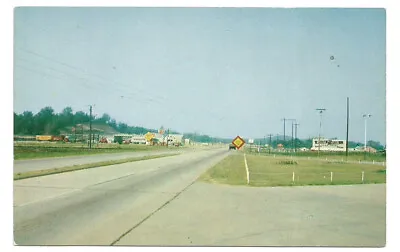 Meridian MS Postcard Mississippi HWY 80 • $4.99