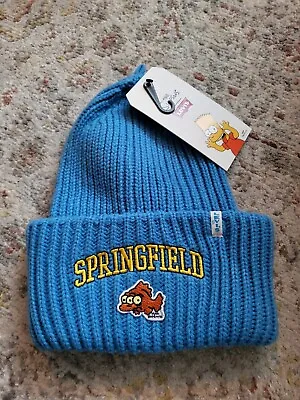 Rare Levis X The Simpsons Sold Out Nuclear Plant 3 Eyed Fish Beanie Hat • £19.99