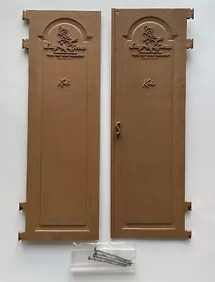 $5.99 • Buy VINTAGE 1963 SUZY GOOSE Wardrobe Armoire KEN 2 BROWN DOORS PARTS REPLACEMENT 