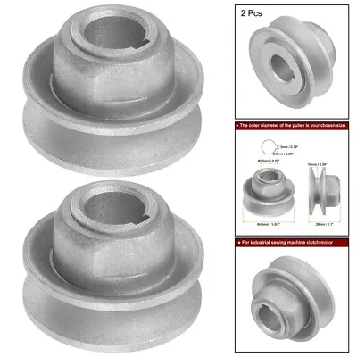 45mm Industrial Sewing Machine Motor Pulley 2pcs High Quality Materials • £9.37