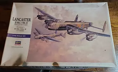 Hasegawa 1/72 Lancasrer B Mk. I/III RAF WW2 BOMBER AS-IS CONDITION UNKNOWN • $22.22