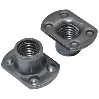 £3.14 • Buy Tee Spot Weld Nuts Carbon Steel Metric 2 & 4 Over Welded Pips T Style Slab Base