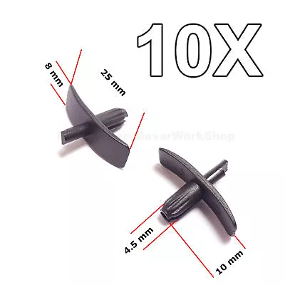 $6.39 • Buy 10X Weatherstrip Seal Clips For Door Gaskets, Boot & Bonnet Seals For Volvio