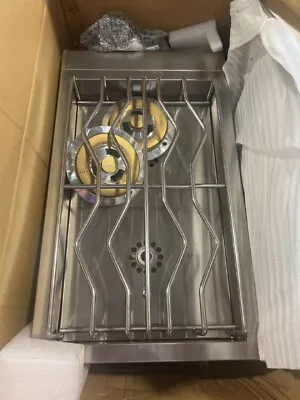 $325 • Buy Bonfire Outdoor Kitchen Built-in 304 Stainless Steel Double Side Burner BBQ