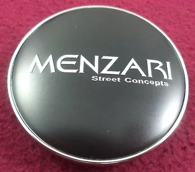 Menzari Wheels Flat Black / Chrome Custom Wheel Center Cap # PCW3B-60 (1) • $29.95