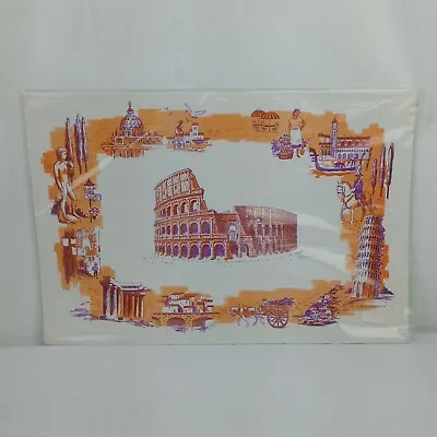 Paradise Products Vintage Paper Placemats 25 Roman Colosseum Theme Party Pak '69 • $24.99