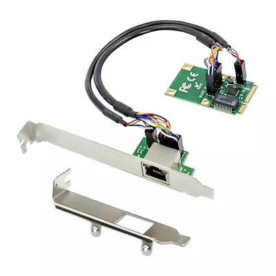 1 Port Gigabit Mini PCI-e PCIe LAN Network Card NIC Realtek RTL8111F Chipset • $19.90