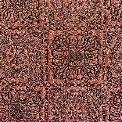 Middle Eastern Bronze Theme Sparkle Stretch Fabric By The Yard • $18.99