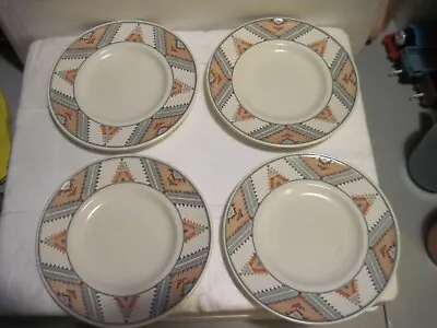 Mikasa Intaglio Santa Fe Bread Butter Dessert Plates SET 4 CAC24 6.5” • $16.99