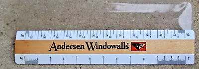 Woodrow Made In USA 6 3/4  Wooden Ruler Advertising Anderson Windows • $9.99