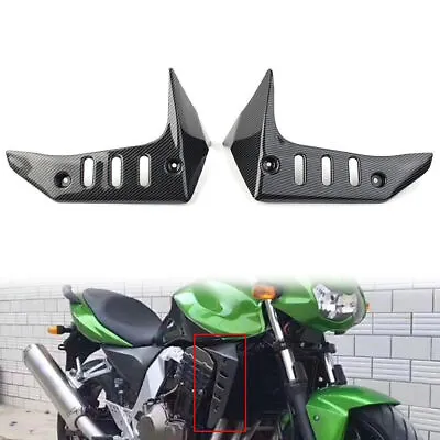 Side Cover Fairing Frame Protector Fit Kawasaki Z750 2004 - 07 Carbon Motorcycle • $50.88