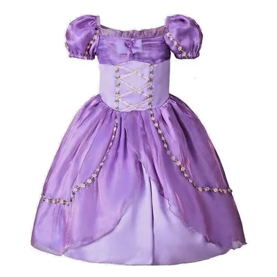 $23.88 • Buy 2018 Girls Rapunzel Formal Wedding Princess Party Birthday Dress Costume K30
