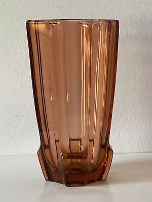 $750 • Buy EXQUISITE VAL SAINT LAMBERT ANTIQUE ART DECO GLASS VASE OLD MODERN BELGIUM 1930s