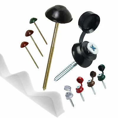 Corrugated Roof Sheet Screws Fixings Eaves Filler Plastic Roofing Nails • £12.75