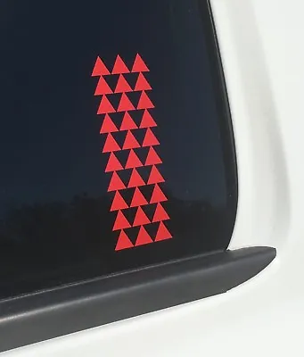 Hawaiian Tribal Stacked Triangle Arrows Hawaii Vinyl Decal Stickers • $3