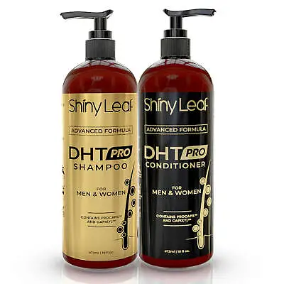 DHT Pro Shampoo And Conditioner With Procapil And Capixyl 16oz X 2 - Shiny Leaf • $43.95
