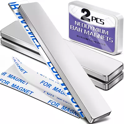 E BAVITE Strong Rare Earth Neodymium Magnets Heavy Duty Bar Magnets With Pack • $4.21