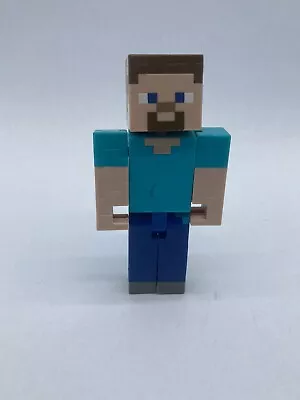 Minecraft Figure Steve 5” Moveable Arms And Legs Action Figure Collectable Toy • $11.50