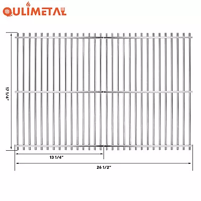 26 1/2  Grill Stainless Steel Cooking Grates For Master Forge 1010037 1010048 • $49.45