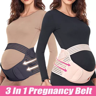 MATERNITY BAND Abdomen Back Brace Hips Pelvis Support Belt Pregnancy Tummy Belly • $10.99