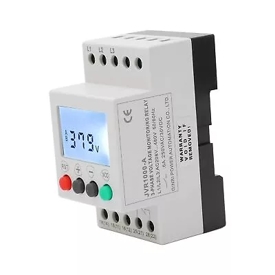 3 Phase 4 Wire Over Under Voltage Protector Monitor Relay Voltage Phase Seque... • $45.91