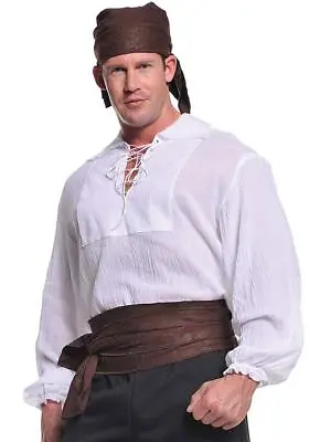 Cream Pirate Men's Costume Shirt • $30.99