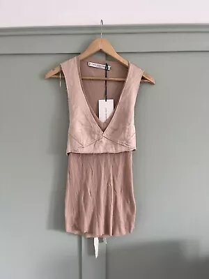 New Zara Woman Pink Vest Top With Waistcoat Size M/ L  Free Post • £9.99