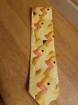 Ralph Marlin Rubber Duck Yellow Just Ducky Necktie  • $5.95