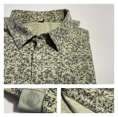 Lululemon Particle Camo Commission Performance Shirt Button Up (L) • $39.95