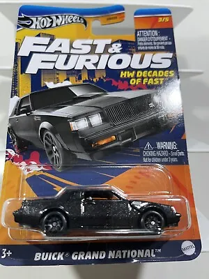 Hot Wheels Fast And Furious HW Decades Of Fast Buick Grand National 3/5 • $12.95