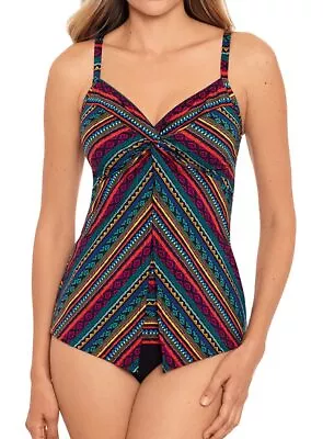 Miraclesuit Womens Swimwear Raya De Sol Brio Love Knot Tummy Control Underwire • $59.99