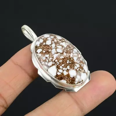 Wild Horse Gemstone Handmade 925 Sterling Silver Jewelry Pendant 2.13  • $10.80