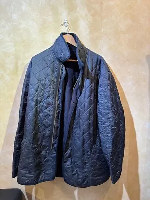 BARBOUR Men's POLAR QUILT Blue Coat  XXL-XXXL • $79