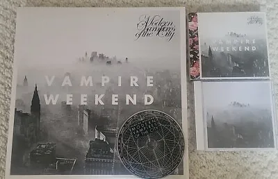 Vampire Weekend Modern Vampires Of The City LP Vinyl Record Bonus CD Included  • $30