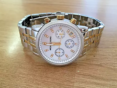 Michael Kors  Ladies Two Tone Chronograph Watch Boxed • £49.95