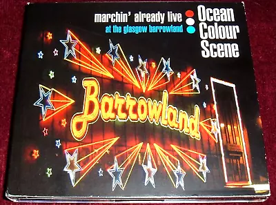 OCEAN COLOUR SCENE..MARCHIN ALREADY LIVE GLASGOW BARROWLAND..2 X CD + DVD LTD ED • £18.99